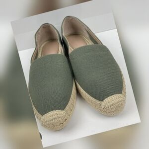 Banana Republic Olive Green Espadrille Flats